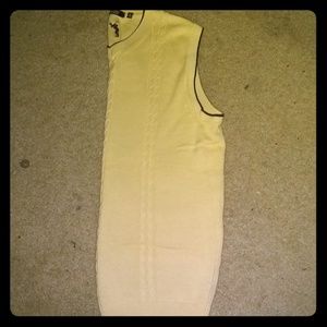 Vintage yellow sweater vest